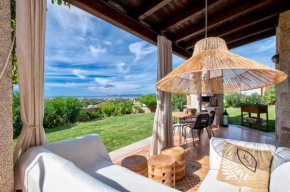 Villa Mantar sea view over the Gulf of Capo Caccia from sunrise to sunset Alghero